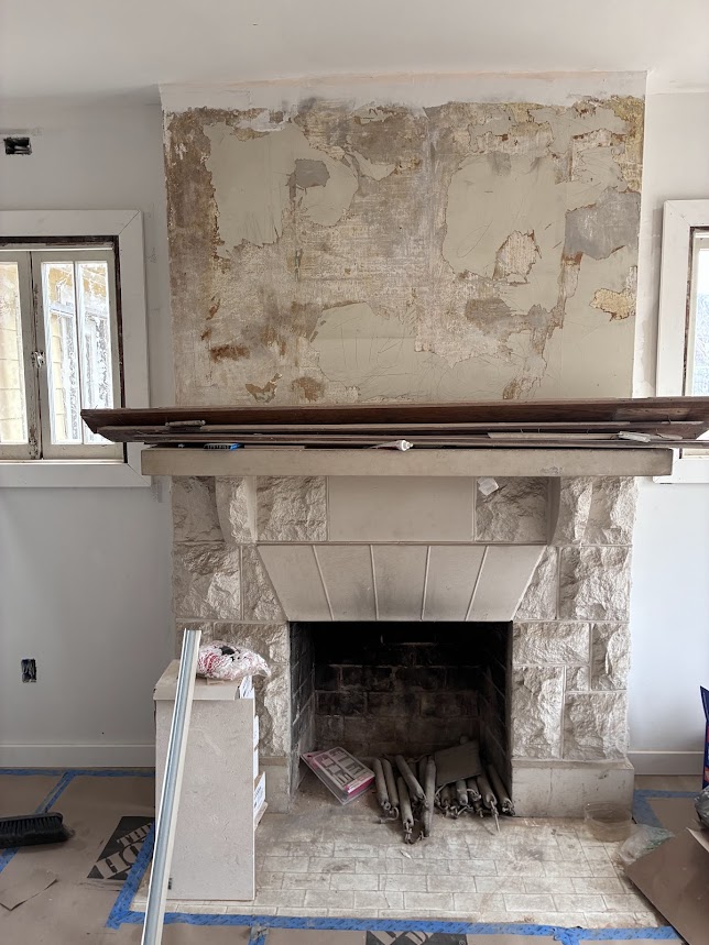historic east nashville fireplace